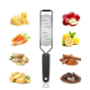 Large Grater Shaver Stainless Steel Blade with Ergonomic Non-Stick Handle for Parmesan Cheese, Chocolates