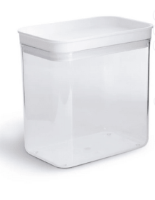 Mainstays Rectangular Plastic Food Storage Canister - Medium