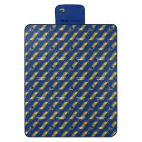 Warriors OFFICIAL NBA "Hex Stripe" Picnic Blanket; 60" x 72"