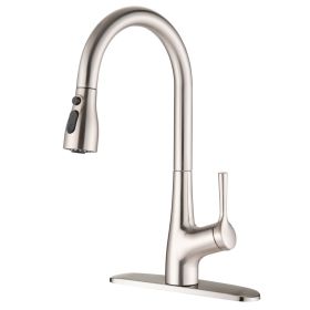 Single Handle Pull Down Kitchen Sink Faucet