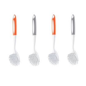Dish Cleaning Brushes with Curved Bristles for Pots/Pans/Sink