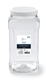 Mainstays 4-Quart Clear Plastic Canister with White Twist-Top Lid (1 Each) 5.83" x 5.16" x 10.20"