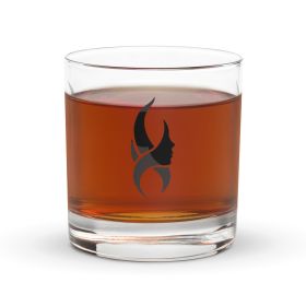 Elegant Whiskey Rocks Glass – Artistic Face Design for Cocktail & Whiskey Lovers 10.5 oz