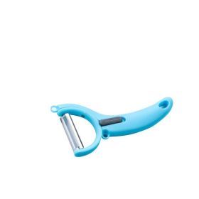 Swivel Blade Peeler – Rotatable Multi-Functional Peeler for Fruits, Vegetables, and Potatoes (Color: blue peeler)