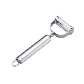 Stainless Steel Double-Head Vegetable & Fruit Peeler – Multi-Function Kitchen Tool for Melons & More (Model: 2 in 1)